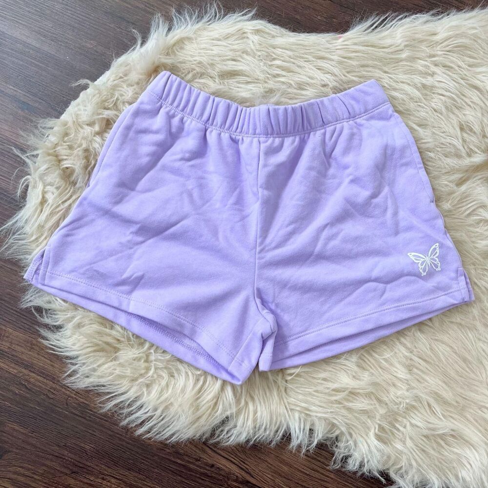 NWT The Children's Place Girls Pull-On Graphic French Terry Shorts Size L 10 12